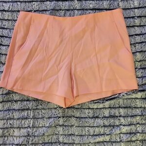 Nwot THEORY coral Dress Shorts Size 8